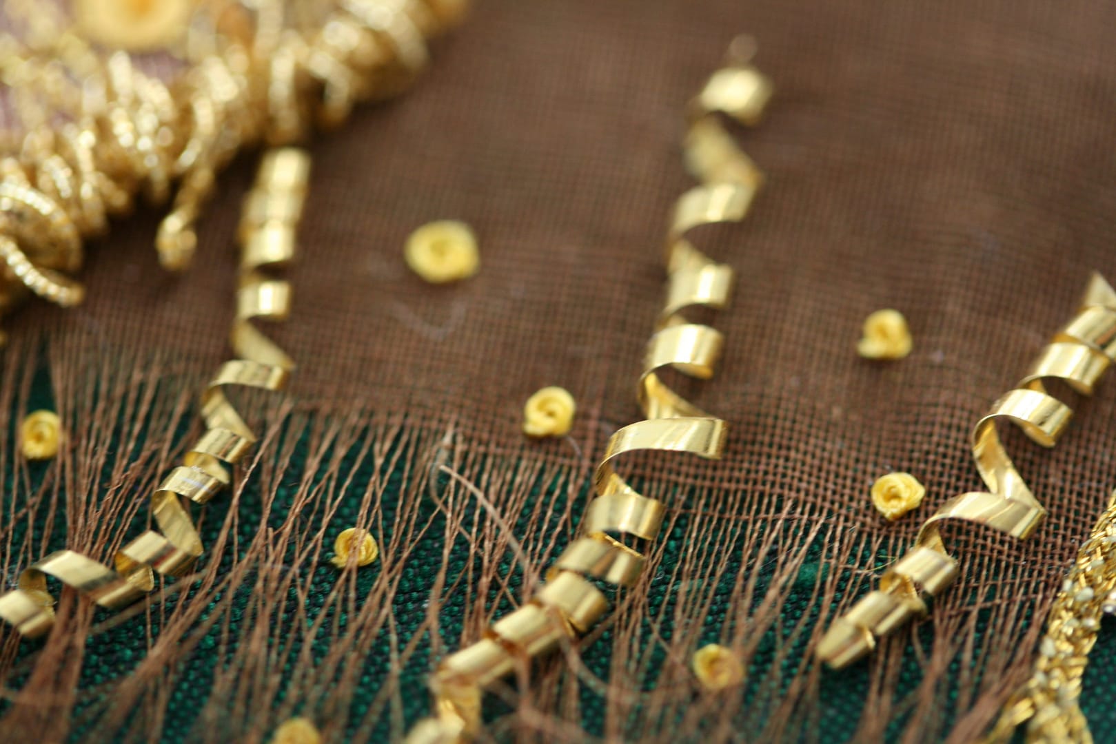 Detail of Lion Woman: coiled Broad Plate