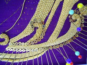 Gold spangles Gold spangles